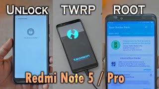 Redmi Note 5/ 5 Pro : Unlock Bootloader + Install TWRP + Root 100% WORKING GUIDE !!