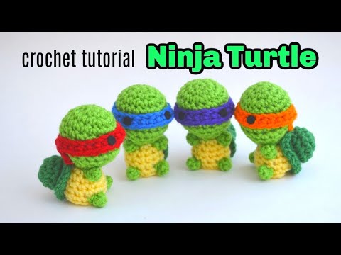 Ninja Turtle Amigurumi Tutorial - Free Crochet Pattern 🐢