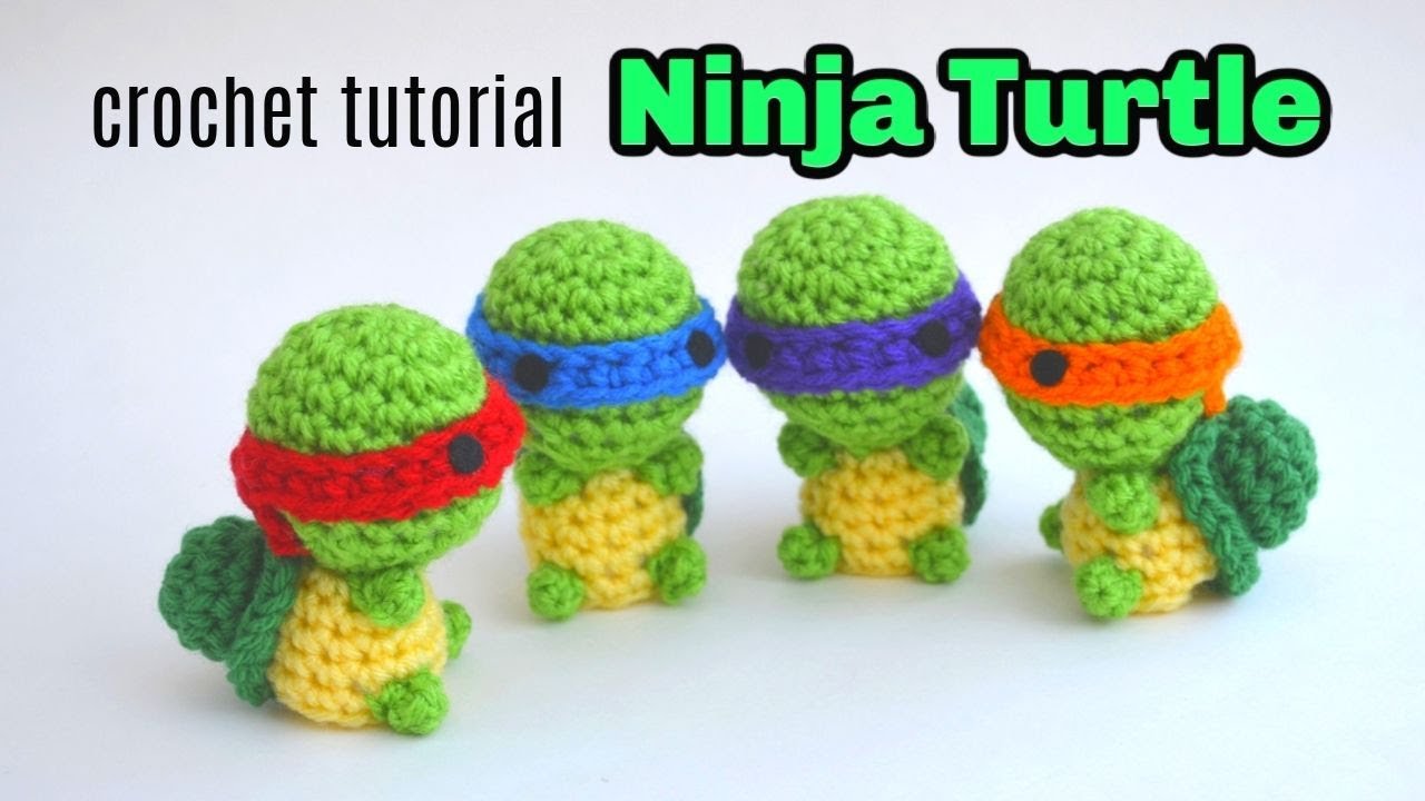 Turtle Stuffed Animal, Ninja Turtle - Free Sewing Pattern