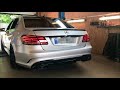 Underground Exhaust Mercedes W212 E63 AMG Stage 3 Sound loud V8 Biturbo