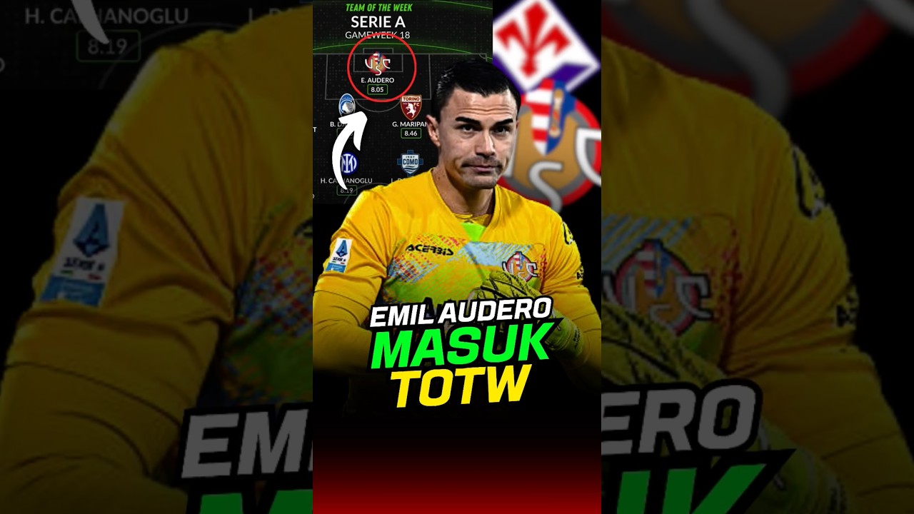 KIPER TERBAIK PEKAN INI! Emil Audero Masuk Team of The Week Serie A