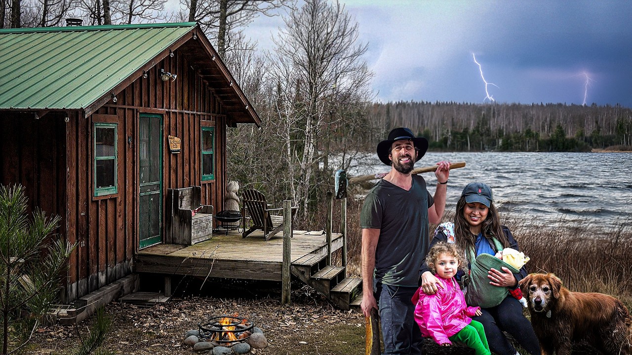 Springtime WIND & STORMS Hit Our Cabin in the Northwoods!