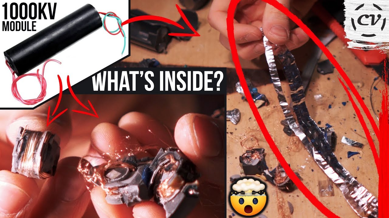 What's Inside A 1000KV High Voltage Generator? (Unexpected Tin Foil)
