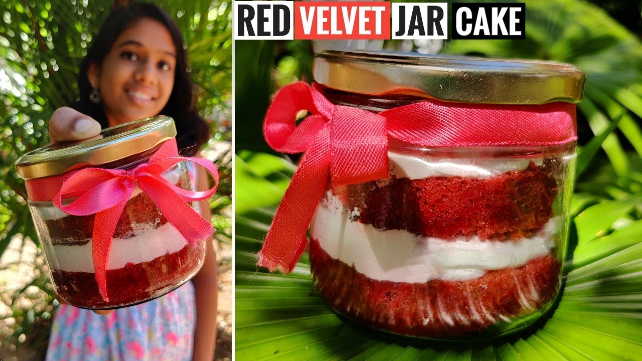 Red Velvet Jar Cake എളുപ്പത്തിൽ Jar Cake തയ്യാറാക്കാം Jar Cake