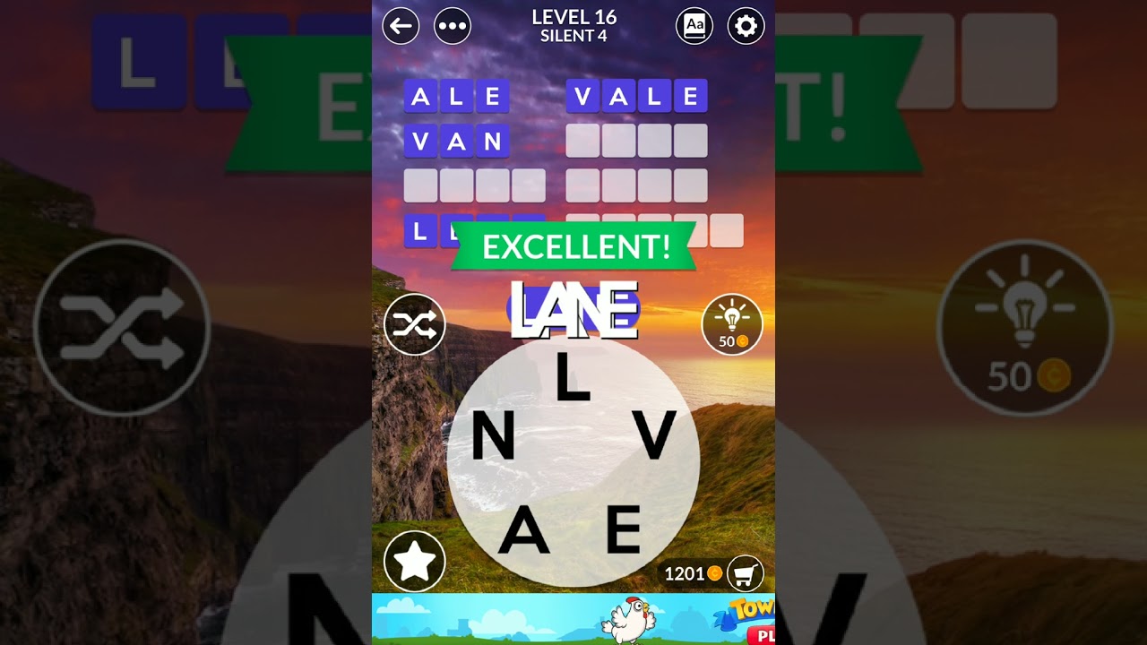 Wordscapes Uncrossed Level 16 Answers