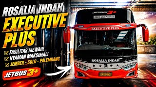 🔥 ROSALIA INDAH EXECUTIVE PLUS JETBUS 3  REVIEW | Luxury Amenities for the Jember-Solo-Palembang ...