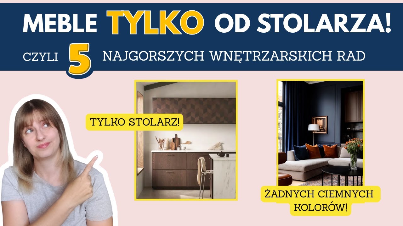 5 najgorszych wnętrzarskich rad, które ludzie nadal powtarzają! | 5 w piątki