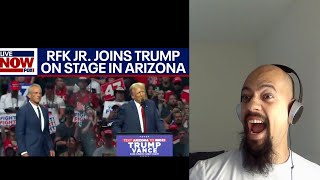 RFK Jr. joins Donald Trump on stage after endorsing him for president | Trump Video