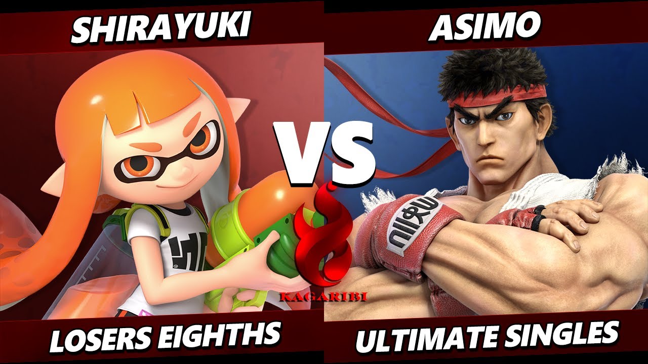 Kagaribi 14 TOP 8 - Shirayuki (Inkling) Vs. Asimo (Ryu) Smash Ultimate - SSBU