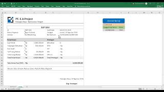 VBA EXCEL | GENERATE SLIP GAJI OTOMATIS KE PDF DAN KIRIM VIA EMAIL