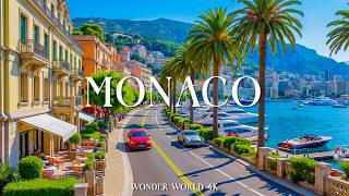 Monaco 4K | Luxury Harbor Views, Golden Coast & Mediterranean Charm Drone Footage UHD