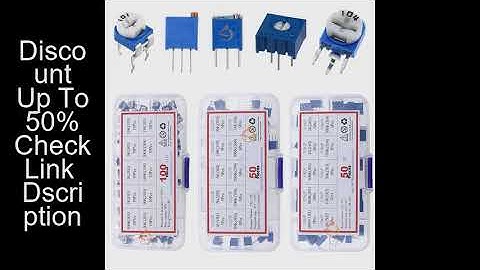 3296W 3296X RM063 RM065 3362P 3386P 3266W 3006P Trimmer Potentiometer Kit 100ohm-1M Variable Resisto