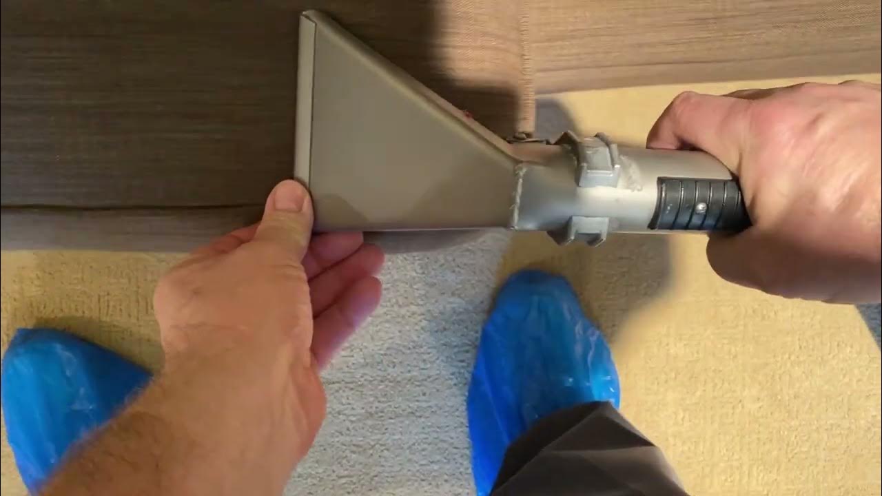 OxyDry cleaning rayon furniture with the Total Solution Control (TSC