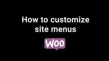 How to customize menus on an AliDropship Woo site