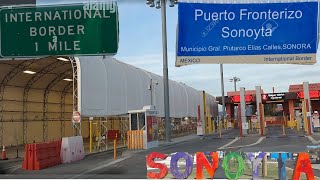 Border Crossing Lukeville to Sonoyta heading to Puerto Peñasco Hastle Free crossing