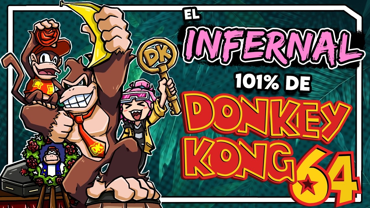 el PEOR juego para COMPLETAR al 101% | Donkey Kong 64