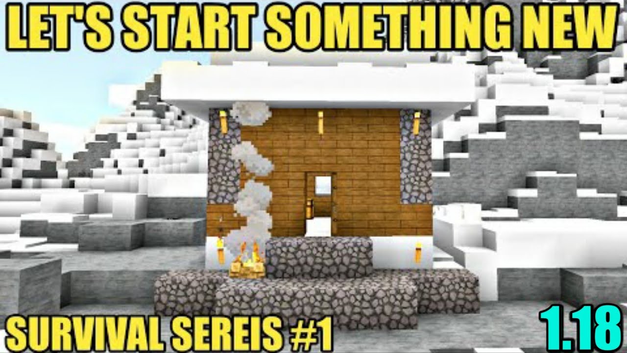 LET'S START A NEW JOURNEY ll MINECRAFT SURVIVAL #1 ll 1.18 ll (Hindi) 