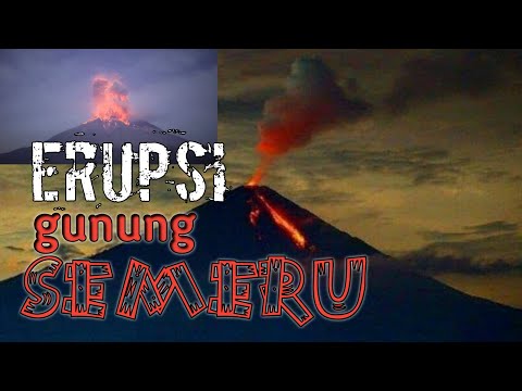 Gunung Semeru meletus Hari ini / Erupsi gunung semeru