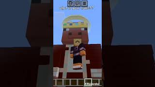 what is your name in Minecraft game?? 🤔🤔#minecraft #gaming #shortsfeed #shorts #viralminecraft