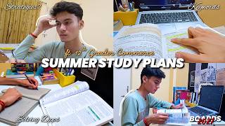 My Summer Study Plan for Class 12 😫📚 | Tips + Strategy