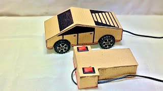 How To Make Remote Control Cardboard Rc Car At Home