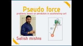 Pseudo force | Equilibrium of pendulum in accelerating cart