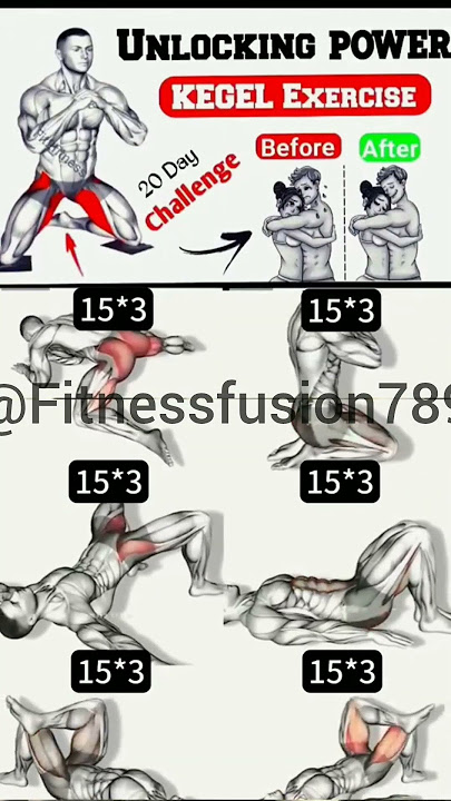 🎯Kegel Pelvic Workout for Stronger Core & Bladder Control! #shorts​ #trending​ #kegel​ #workout