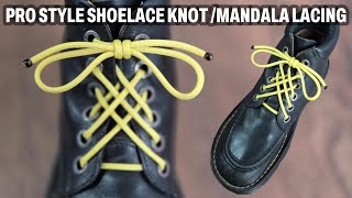 The Best Shoelace Knot : Berluti Knot with Mandala-Style Lacing Tutorial
