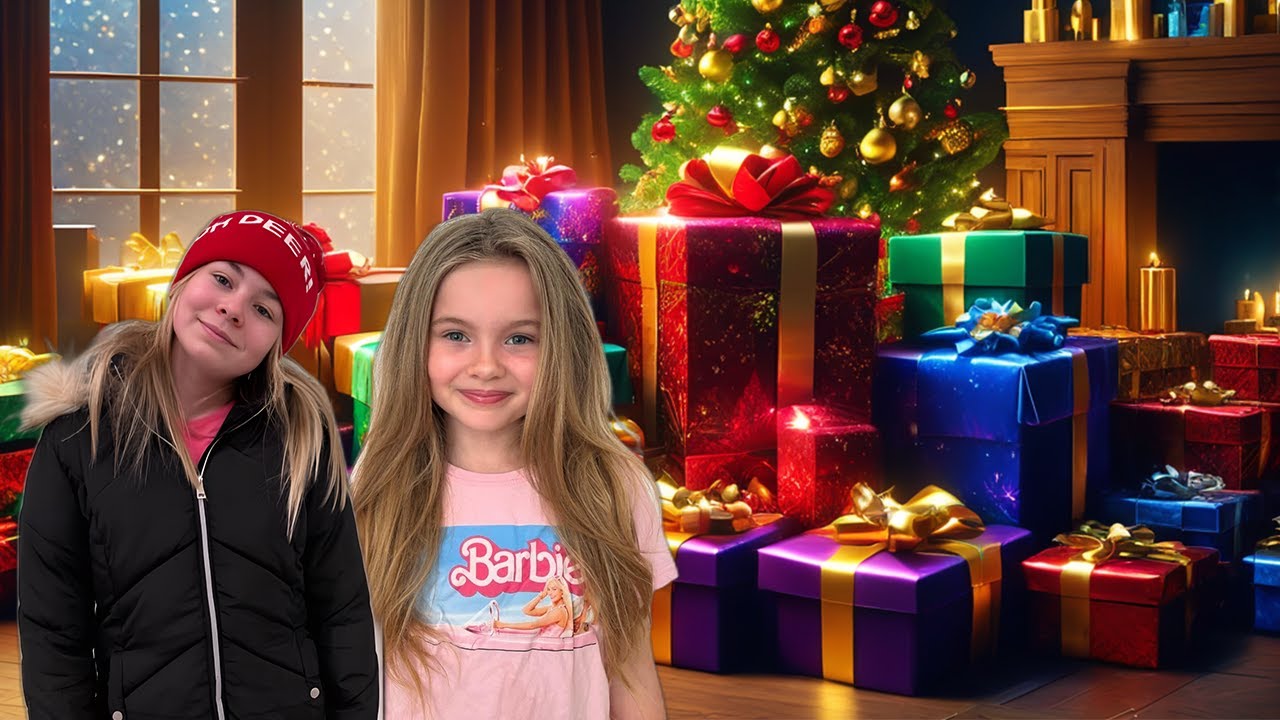 Tidiga julklappar till Alicia och Adele 🎅🎁 Överraskning🎄❤️