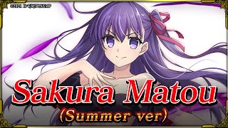 Grand Summoners x Fate/kaleid liner PRISMA☆ILLYA Licht Nameless Girl: Summer Sakura Matou's Intro!
