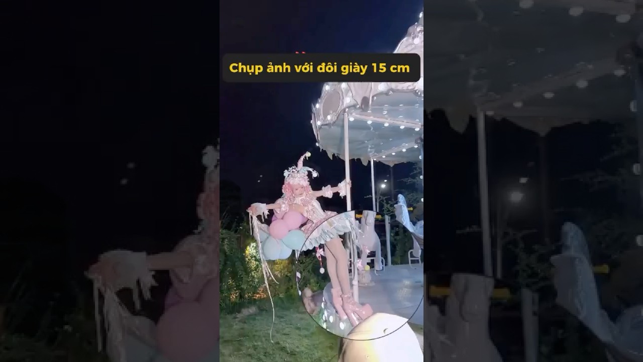 Mang giày cao 15cm mà vẫn phải chụp ảnh “đầy khí lực” #meowcosplay #shorts