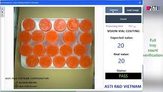 ASTI R&D VIETNAM - VIAL COUNTING - MACHINE VISION