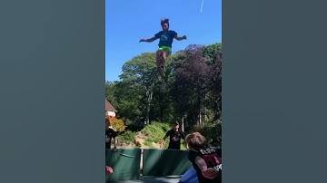 8 Flips In 1 Jump World Record #shorts