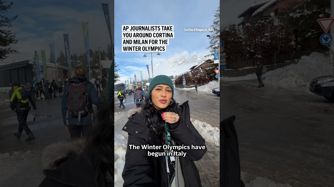 AP journalists take you around Cortina and Milan for the Winter Olympics