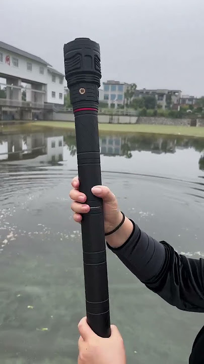 Rechargeable Laser Zoom Flashlight-Black Technology #foryou #gadget #ledlights #torch #outdoor#tech