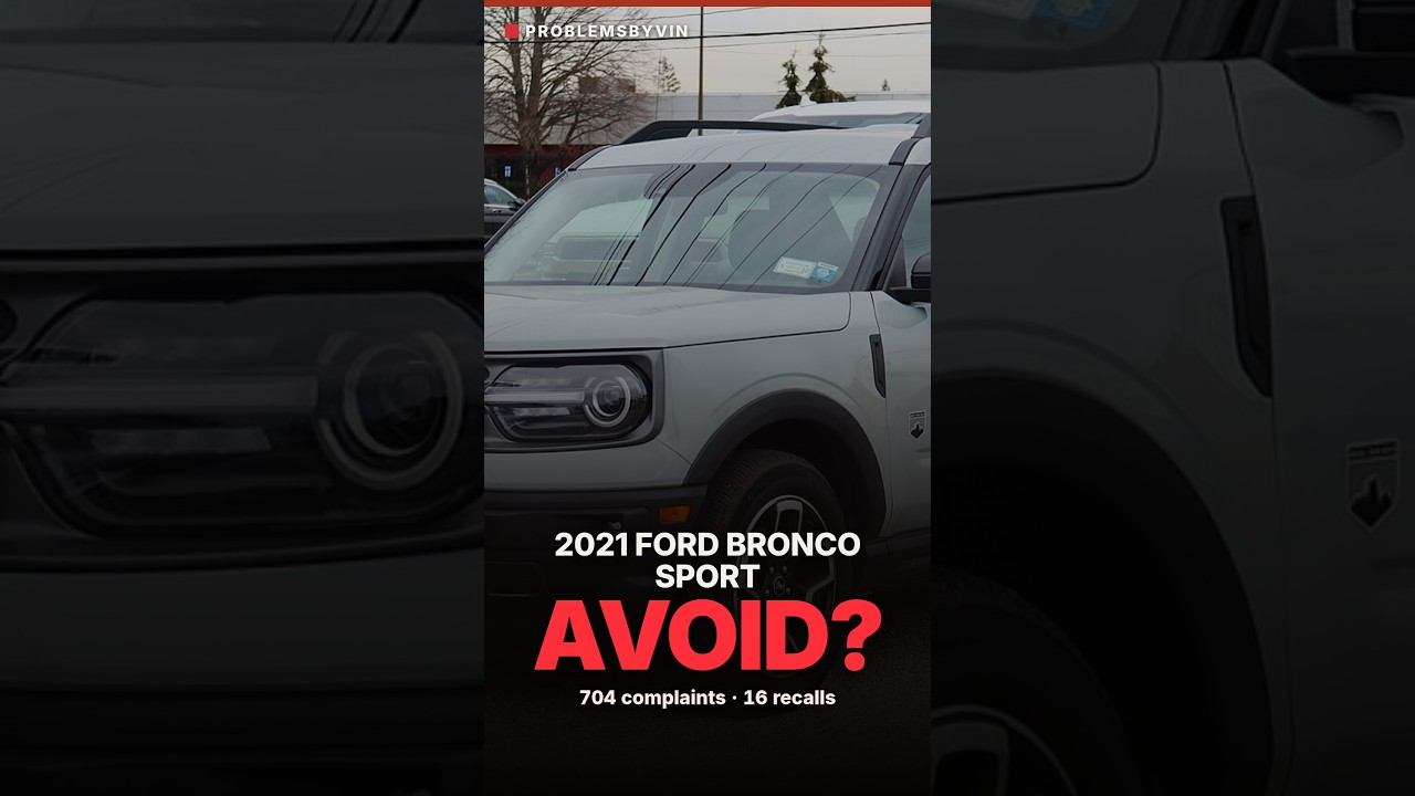 2021 Ford Bronco Sport problems — video thumbnail