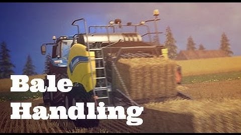 Farming Simulator 2015 ( Feeding Cows Episode #1 ) [ Bale handling Gameplay ]