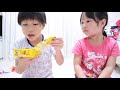 ロシアンルーレットレモンアイスがめちゃくちゃ酸っぱかったご様子😂れおくんあおいちゃん