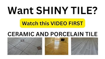 Want Shiny FLOORS? Watch This Now! #canyoushineceramictile #shinyfloors #shinetile #polishtile