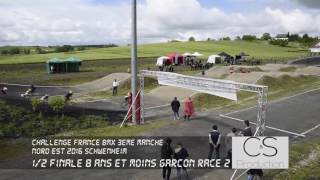 Challenge France BMX Schwenheim - 1/2 Finale 8 ans et moins garçon RACE 2