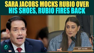 Watch Sara Jacobs Mocks Rubio Over His Shoes Rubio Fires Back Calls House Hearing A circus