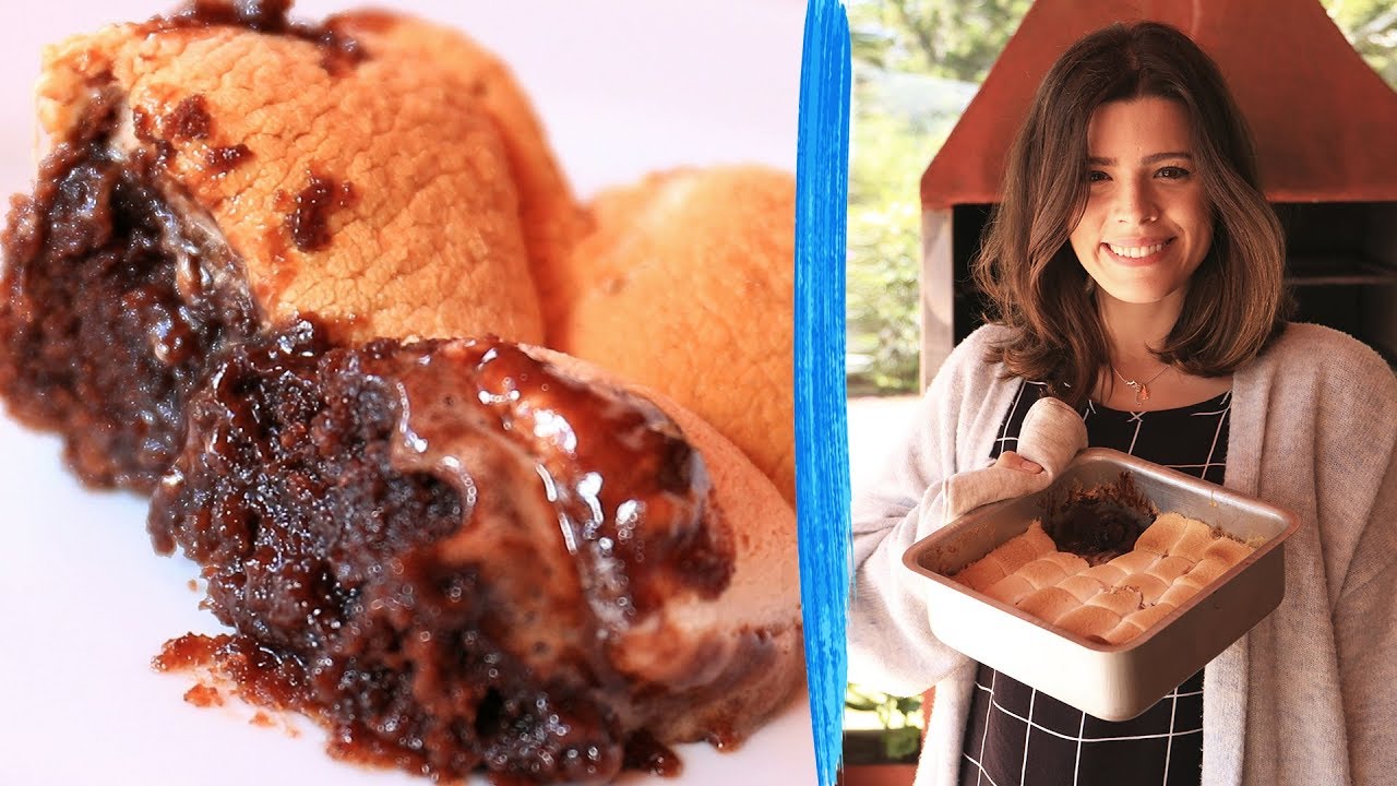 A MELHOR RECEITA PARA O INVERNO: BROWNIE COM MARSHMALLOW ️ CAMPOS DO JORDÃO TPM POR JU FERRAZ