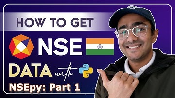 How to fetch NSE live data in python | NSEpy 💹