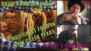 Drive Across Texas found some great food in Pipe Creek, Texas!