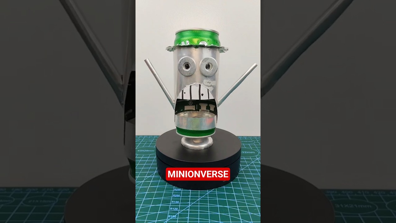 "From Trash to Toy! DIY Minions from Soda Can - Fun Recycling Craft!" 