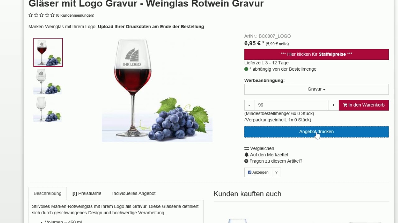 Geschenke mit eigenem Logo online bestellen
