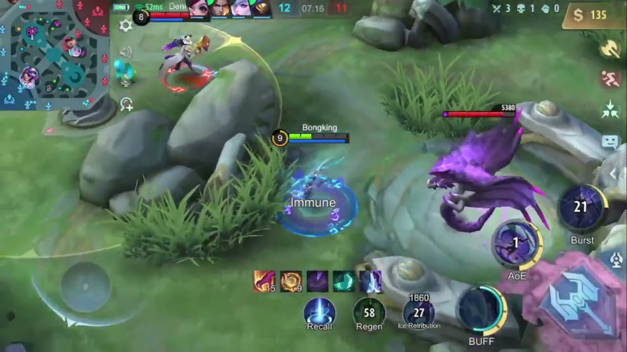 MLBB Full Gameplay on IPhone 7 Plus - mobile legends bang bang gameplay on iphone | MLBB Solo Games