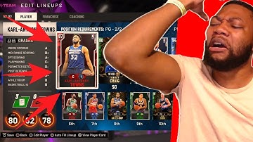 NBA 2k20 MyTeam I REALLY CANT BELIEVE I Can PUT KAT AT POINT!!
