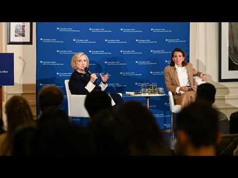 SIPA Admitted Student Day 2026: Fireside Chat with Secretary Clinton and Dean Yarhi-Milo