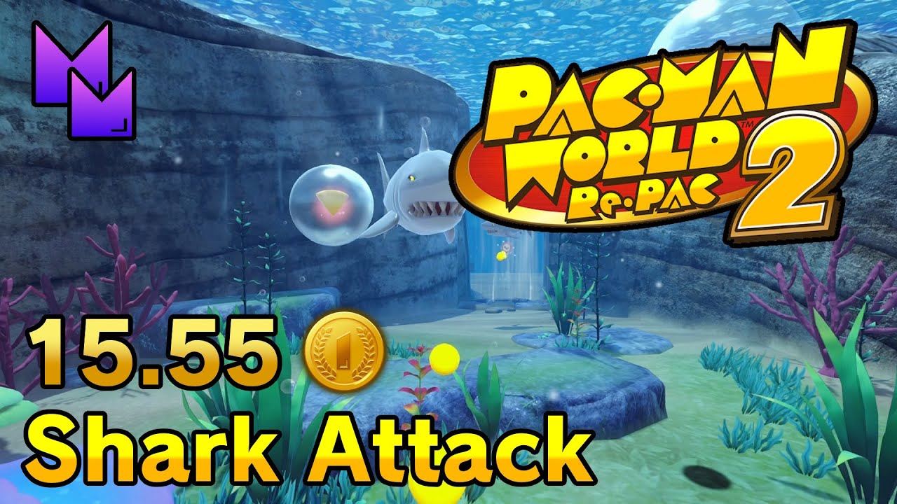 PAC-MAN WORLD 2 Re-PAC - Shark Attack Time Trial - 15.55 [PB] - YouTube